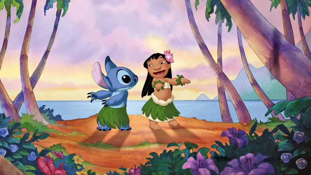 Lilo & Stitch (2002). Film amuzant și vibrant, Lilo este o fetiță hawaiiană de 6 ani care crede că Stitch este un câine, Stitch începe să înțeleagă semnificația familiei